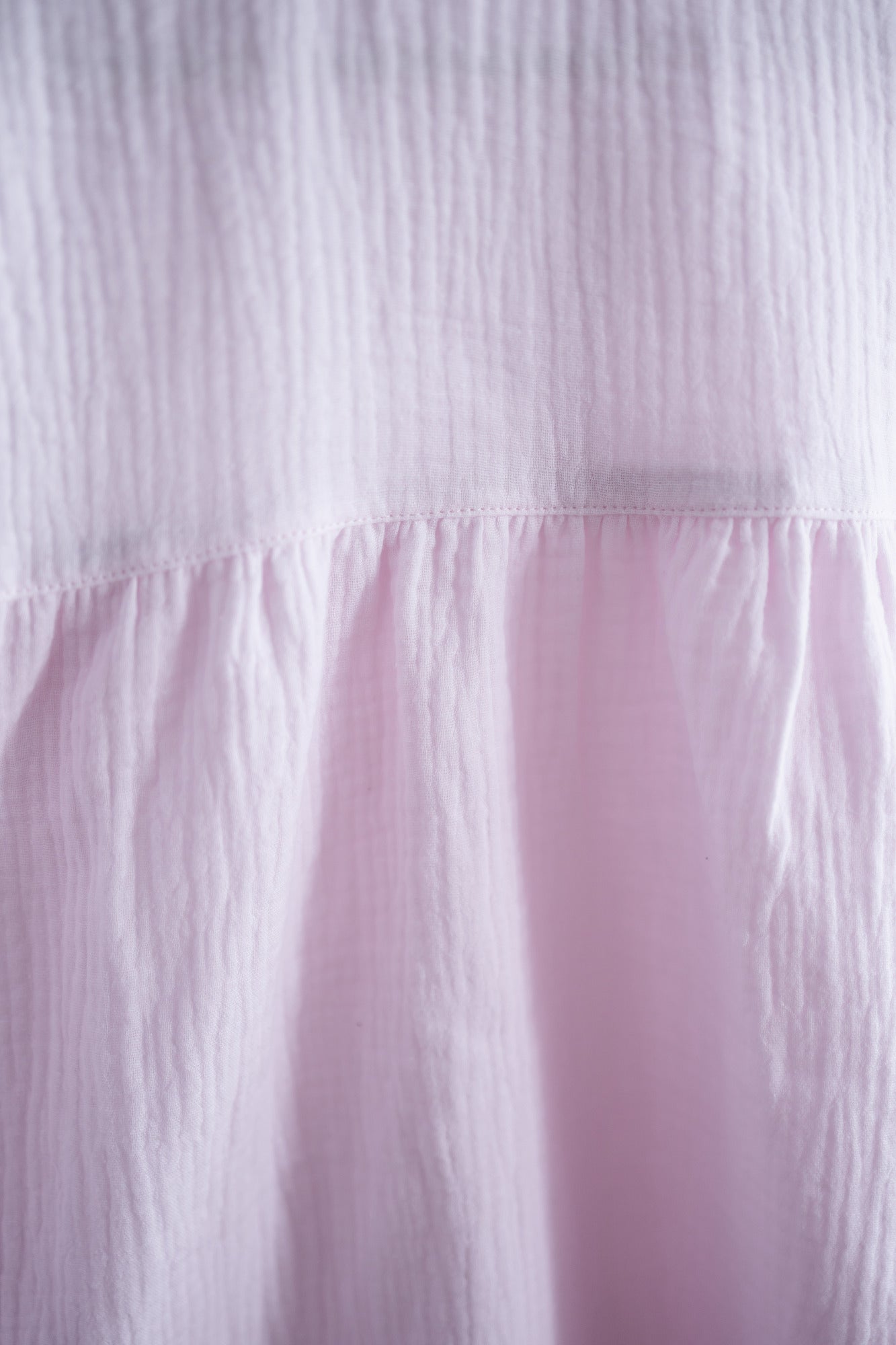 Pink muslin dress