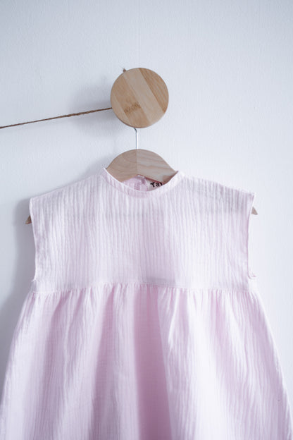 Pink muslin dress